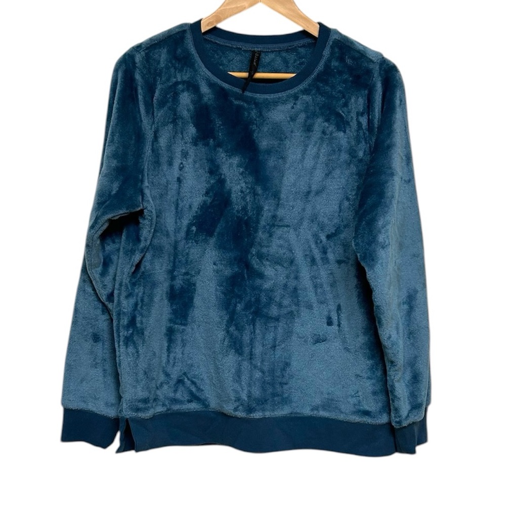 “Velvet” Fleece Pullover Sweatshirt Crew Neck Streetwear/Plush Cozy Pullover